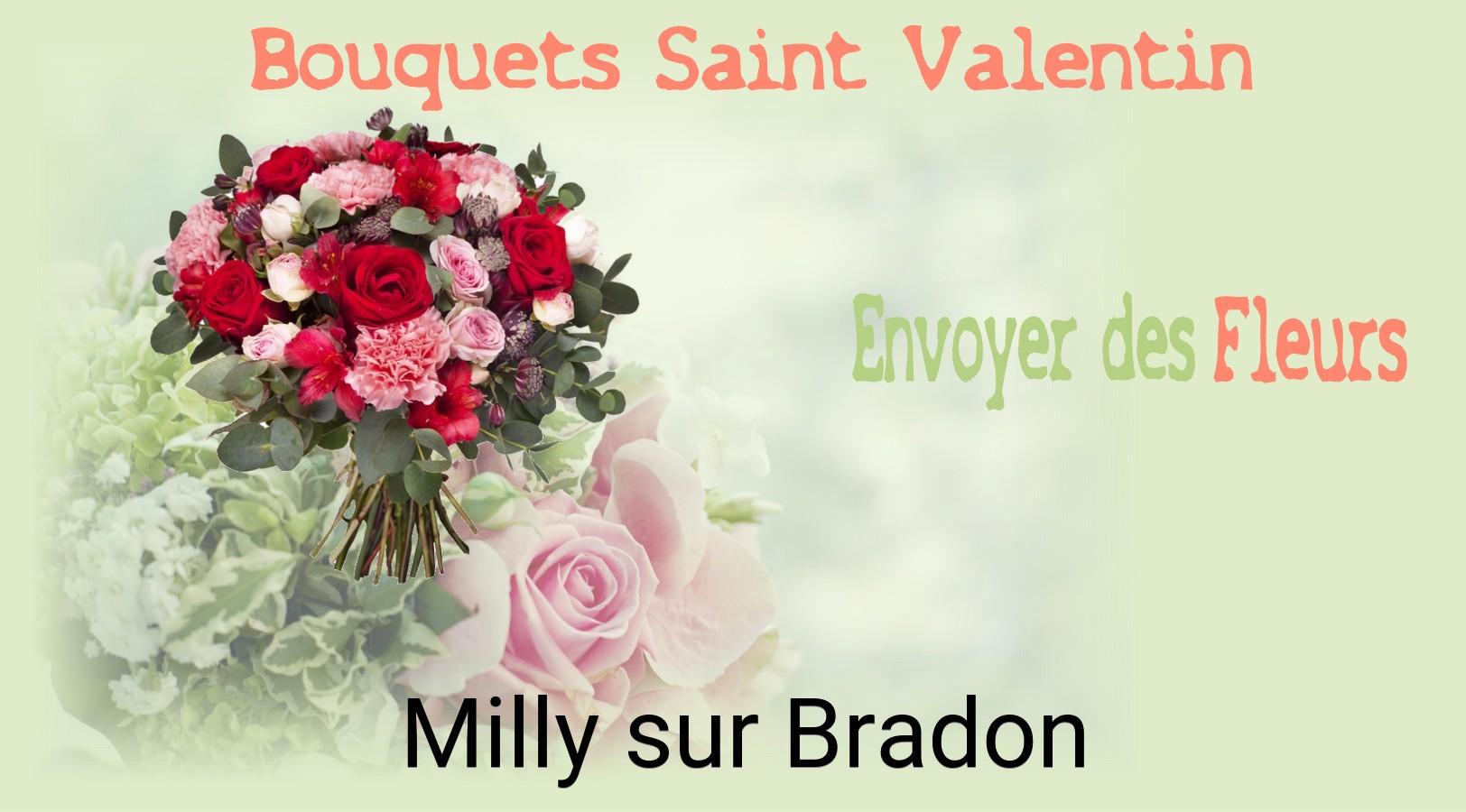 Roses de Saint-Valentin livrées à Milly-sur-Bradon